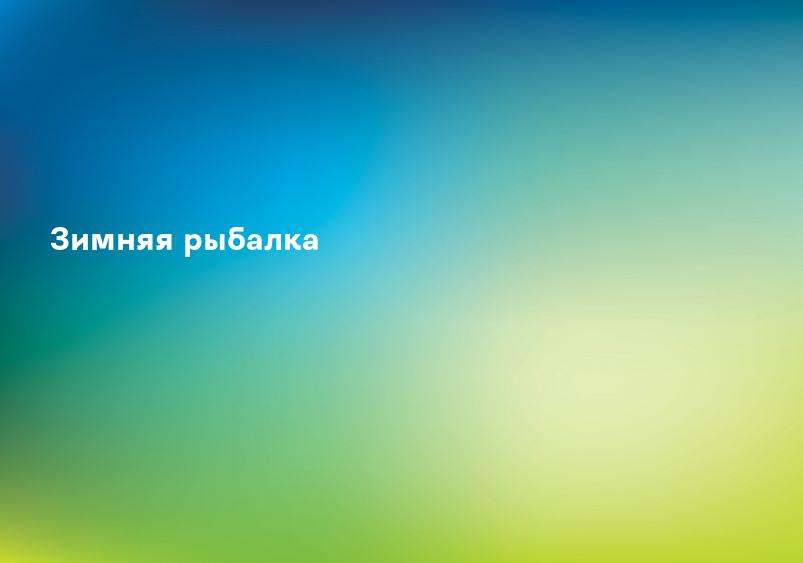 Зимняя рыбалка