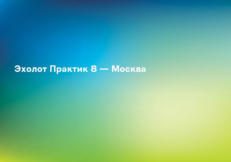 Эхолот Практик 8 — Москва